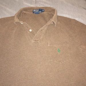 Brown Ralph lauren shirt